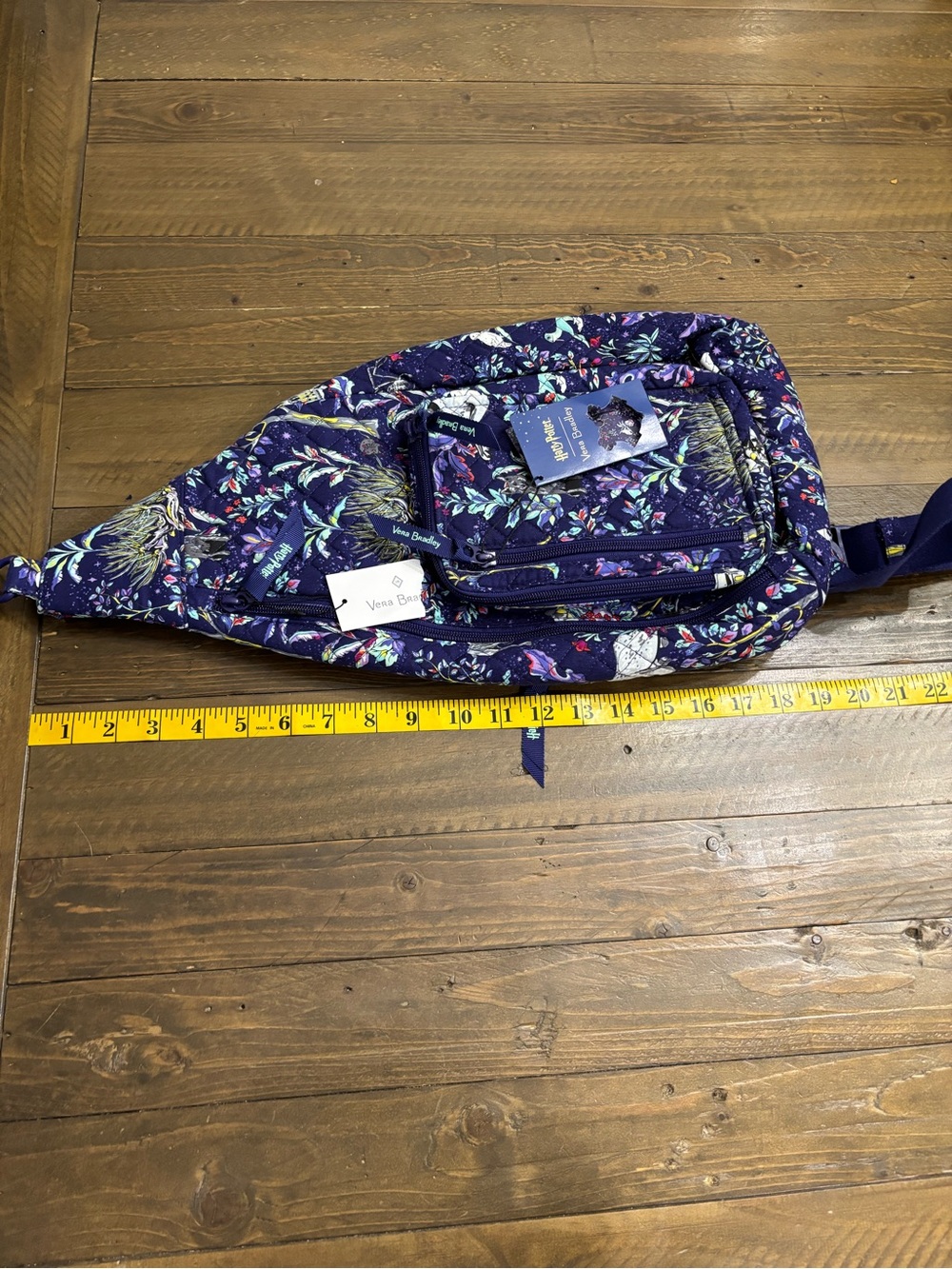 Vera Bradley x Harry Potter Forbidden Forest Sling Backpack - Picture 11 of 12